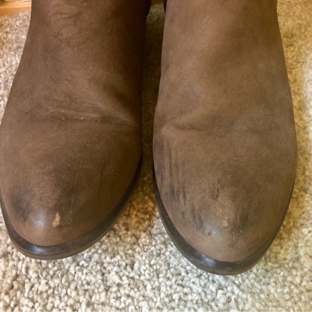 Steve Madden Nyrvana Brown Leather Ankle Boots